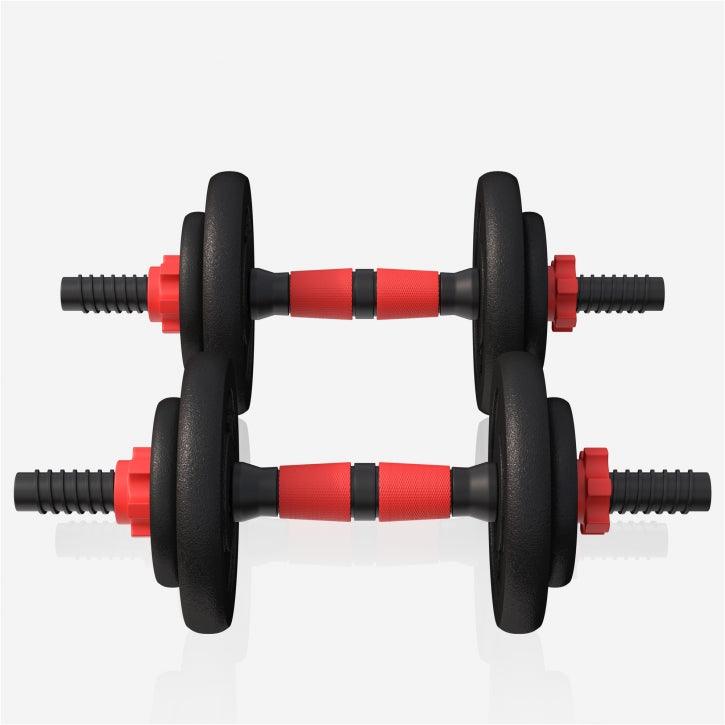 Set de 2 Gantere cu discuri din fonta - Gorilla Sports Ro