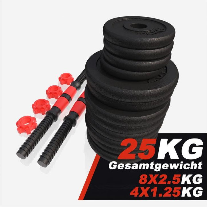 Set de 2 Gantere cu discuri din fonta - Gorilla Sports Ro