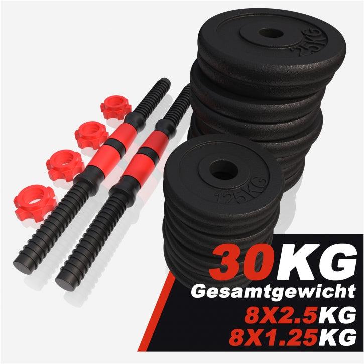 Set de 2 Gantere cu discuri din fonta - Gorilla Sports Ro