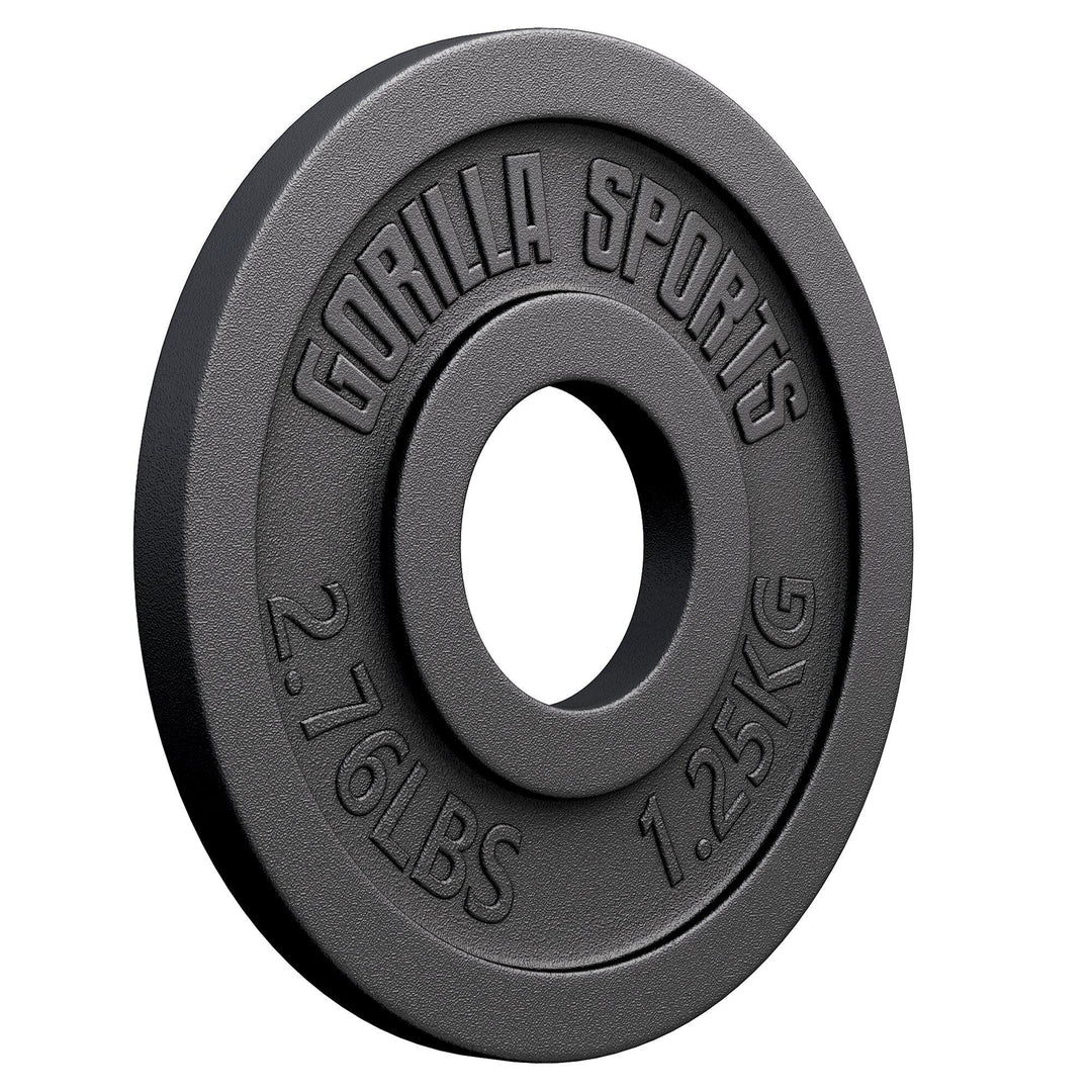 Discuri Olimpice din fontă 50/51 mm Negre 1,25-25 KG Gorilla Sports