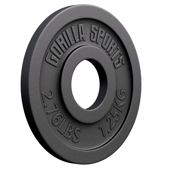 Discuri Olimpice din fontă 50/51 mm Negre 1,25-25 KG Gorilla Sports