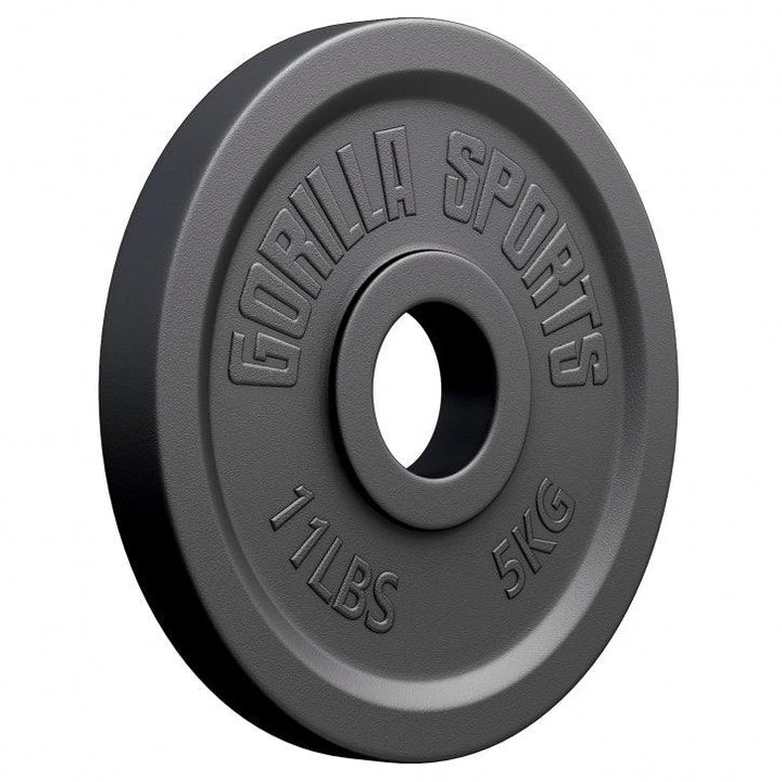 Discuri Olimpice din fontă 50/51 mm Negre 1,25-25 KG Gorilla Sports