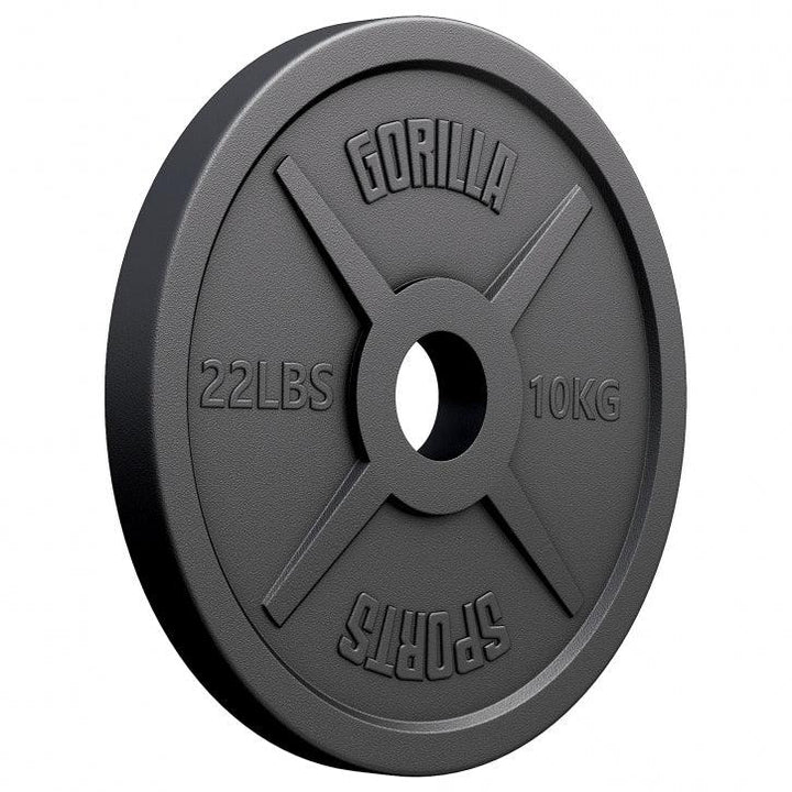 Discuri Olimpice din fontă 50/51 mm Negre 1,25-25 KG Gorilla Sports