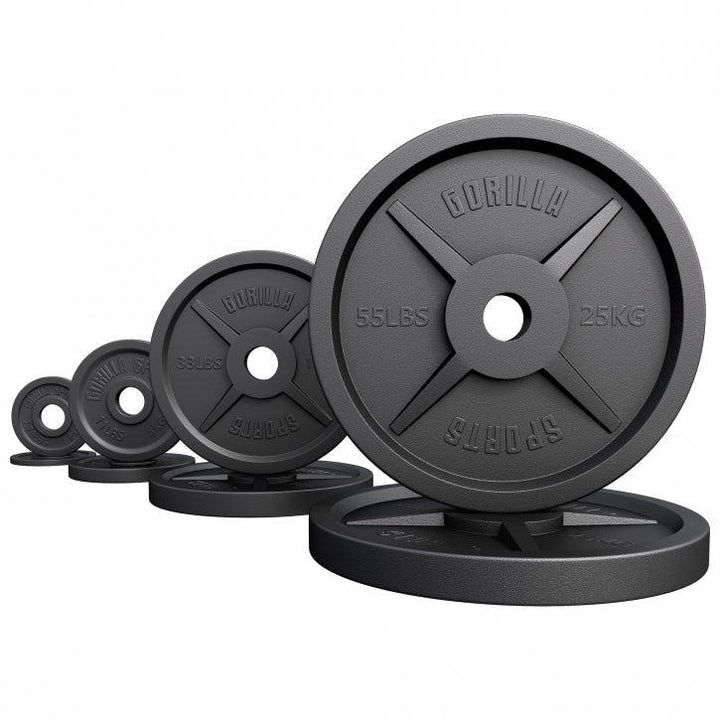 Discuri Olimpice din fontă 50/51 mm Negre - Gorilla Sports Ro