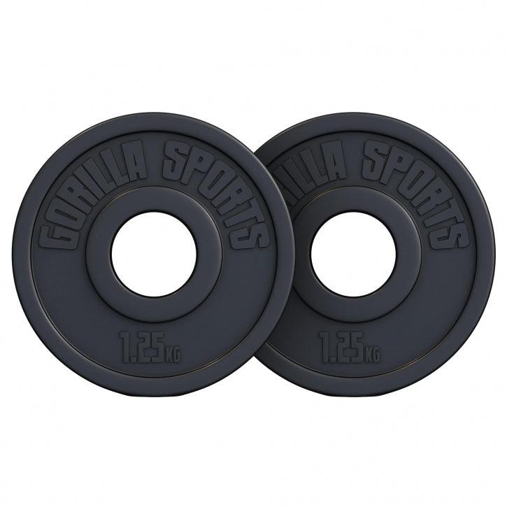 Discuri olimpice umplute cu ciment 1,25-15Kg 50/51mm Gorilla Sports