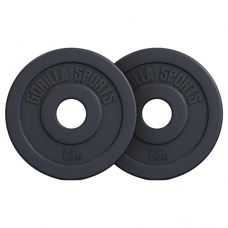 Discuri olimpice umplute cu ciment 1,25-15Kg 50/51mm Gorilla Sports