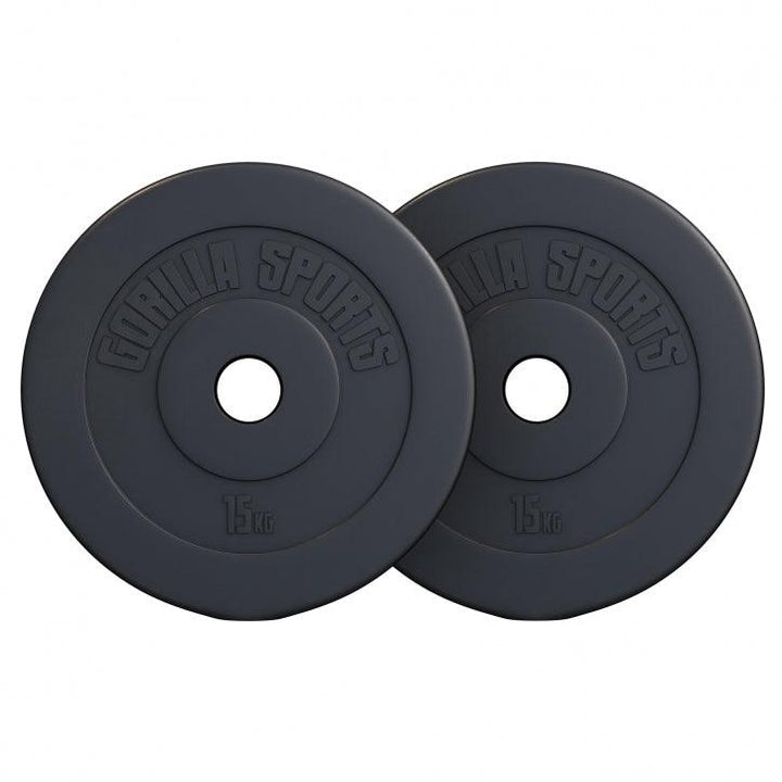Discuri olimpice umplute cu ciment 1,25-15Kg 50/51mm Gorilla Sports