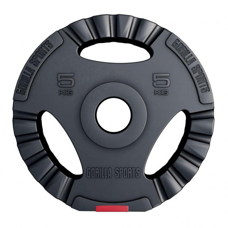 Discuri Olimpice cu Grip umplute cu ciment 1,25 kg - 15 kg 50/51mm Gorilla Sports