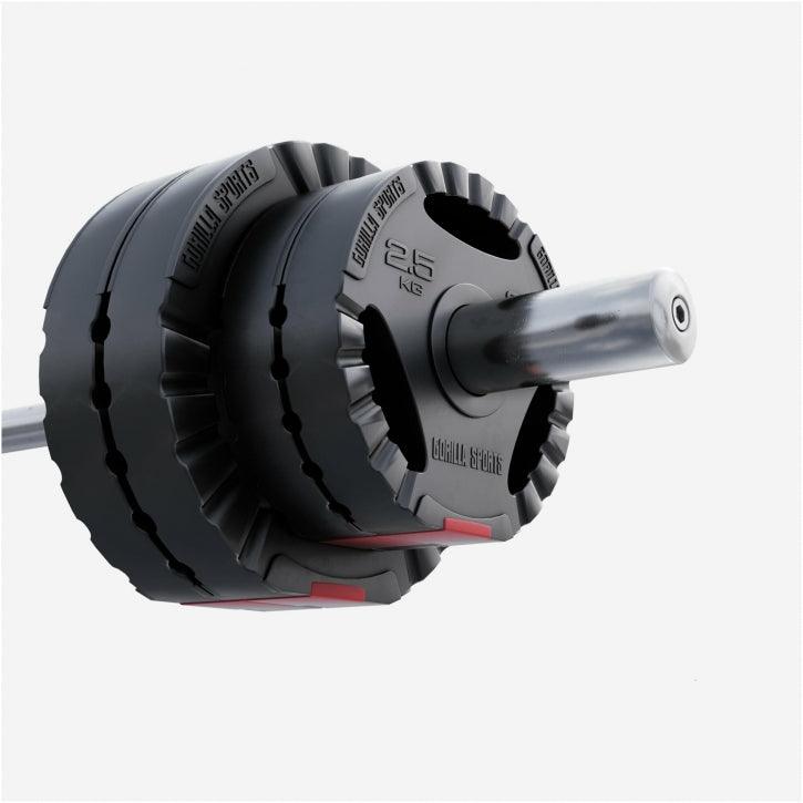 Discuri Olimpice cu Grip umplute cu ciment 1,25 kg - 15 kg 50/51mm Gorilla Sports