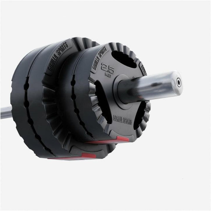 Discuri Olimpice cu Grip umplute cu ciment 1,25 kg - 15 kg 50/51mm Gorilla Sports