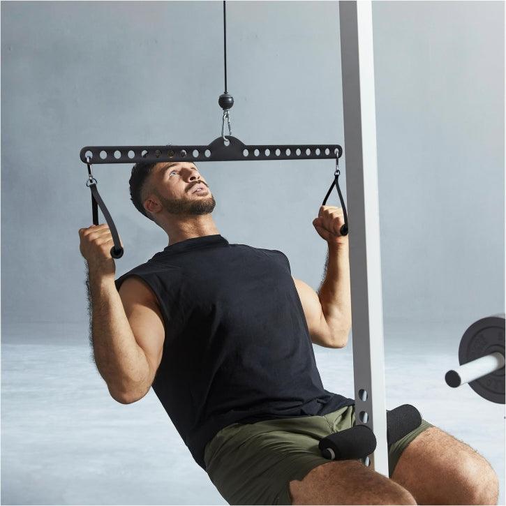 Bară cu cârlige multiple cu 2 mânere individuale de lungimi diferite - Gorilla Sports Ro