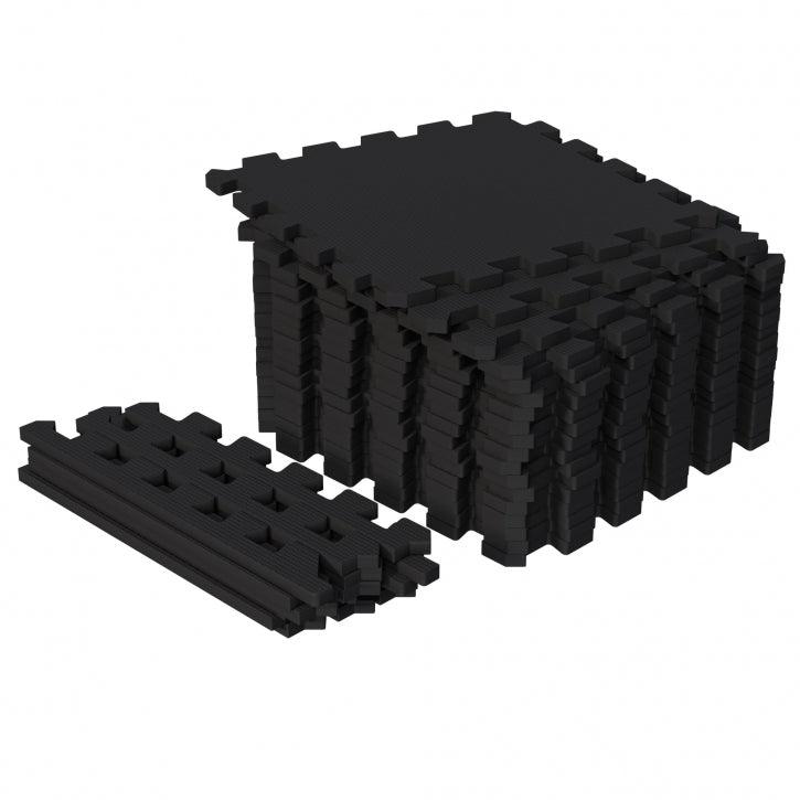 Set de 18 covorase de protectie, 30 x 30 cm, Multiple Culori, Gorilla Sports