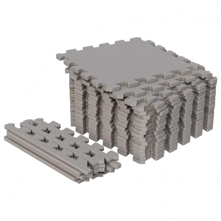 Set de 18 covorase de protectie, 30 x 30 cm, Multiple Culori, Gorilla Sports