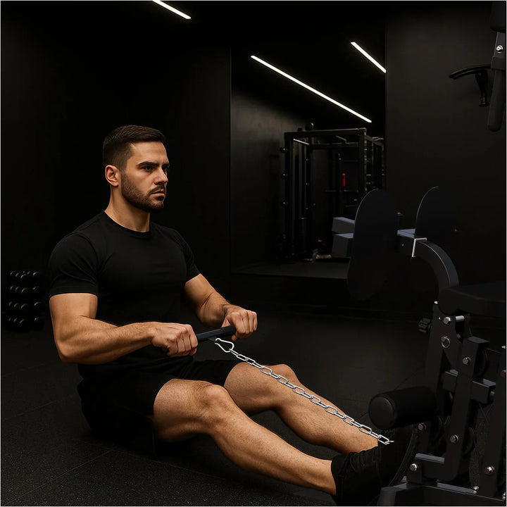 Statie de fitness multifunctionala, 218 x 204 x 106, negru, Gorilla Sports