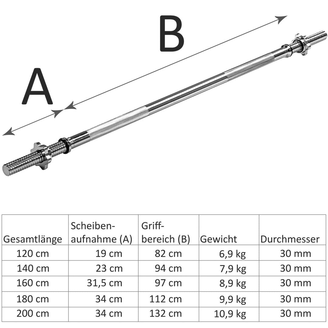 Bara, MOVIT®, 180 cm, otel, piulita in stea - Gorilla Sports Ro
