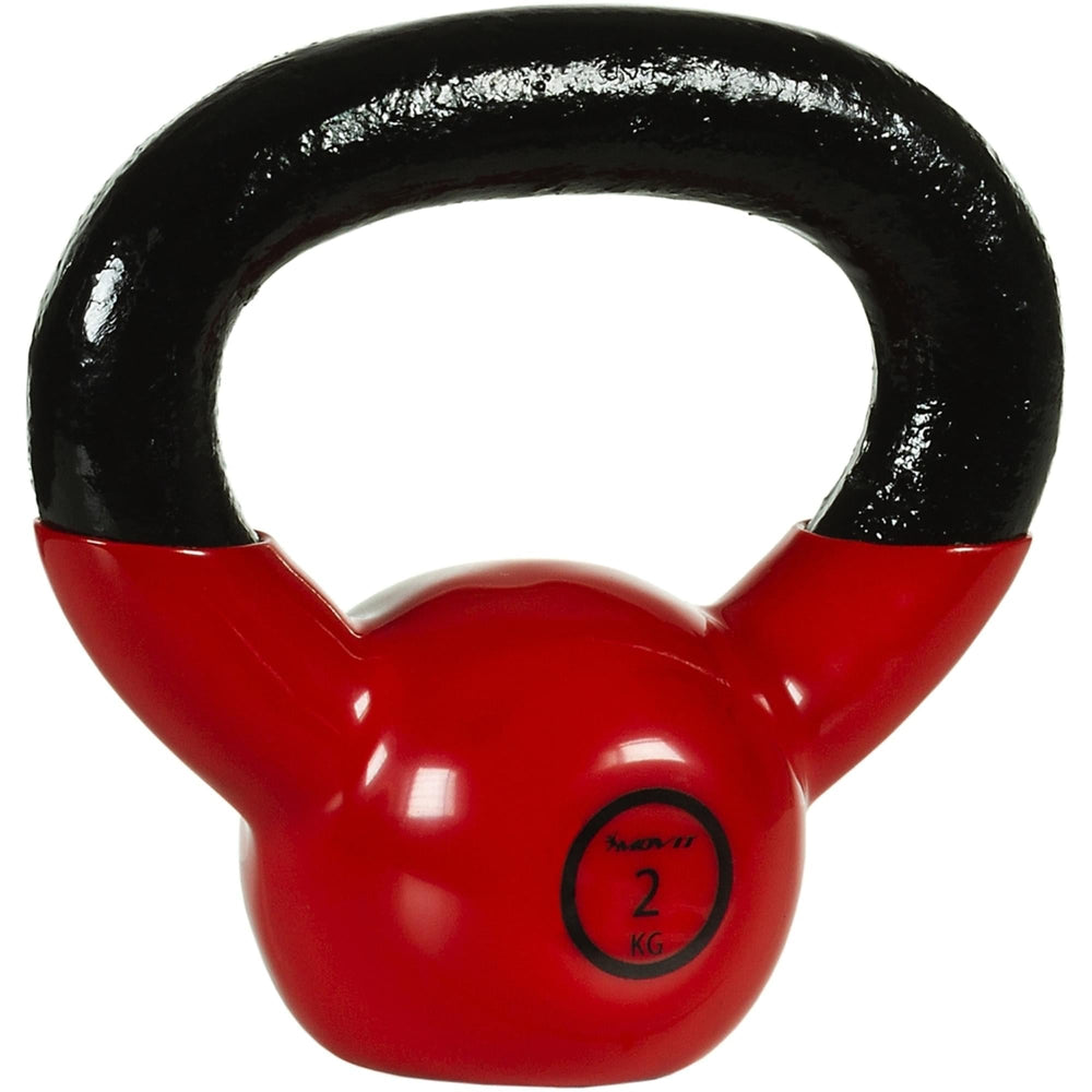 Kettlebell profesional, MOVIT®, 2 kg, fonta, rosu - Gorilla Sports Ro