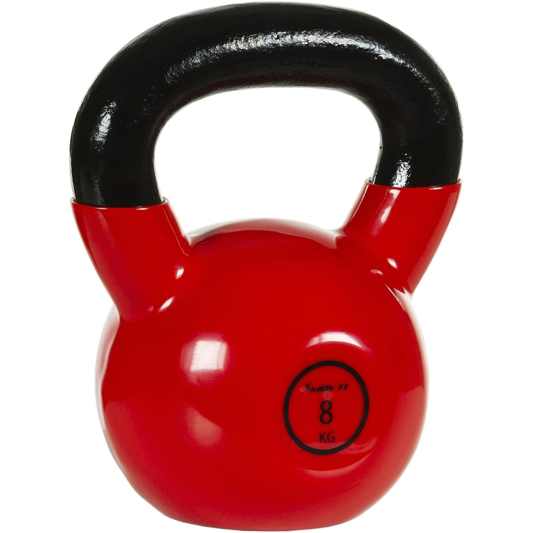 Kettlebell profesional, MOVIT®, 8 kg, fonta, rosu - Gorilla Sports Ro