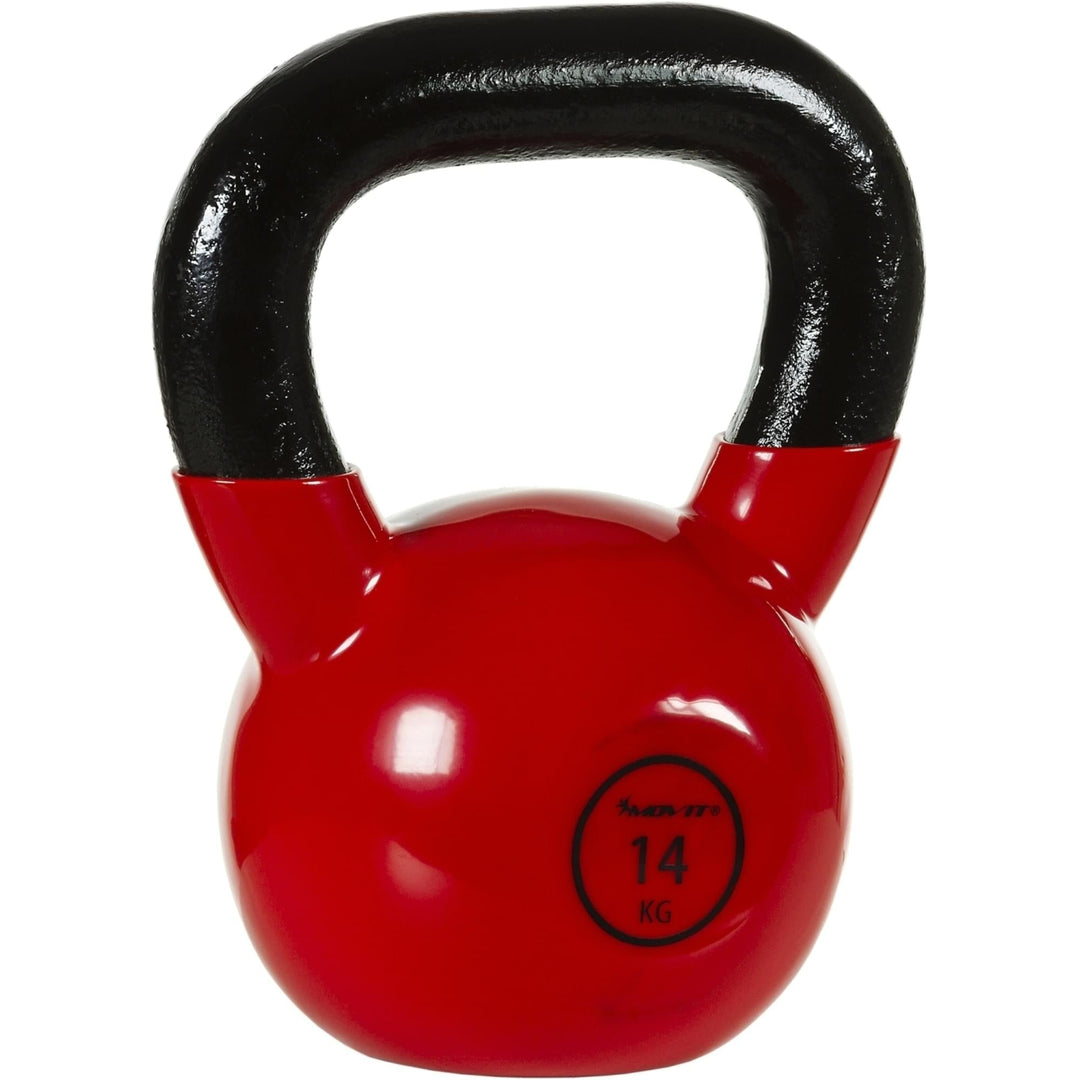 Kettlebell profesional, MOVIT®, 14 kg, fonta, rosu - Gorilla Sports Ro