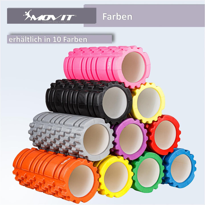 Rola de masaj, MOVIT®, galben - Gorilla Sports Ro