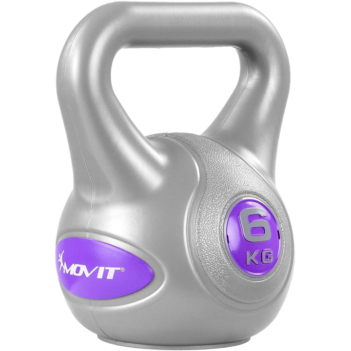 Kettlebell, MOVIT®, 6kg /gri - Gorilla Sports Ro