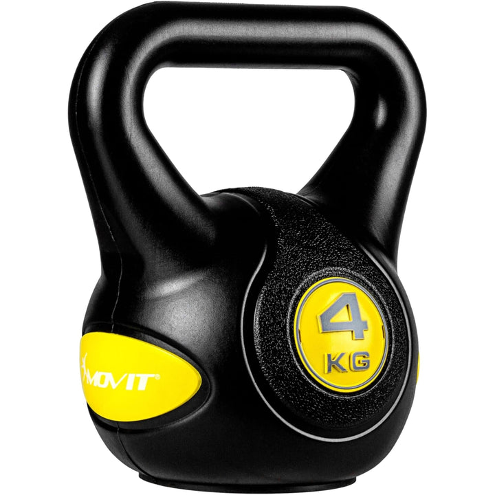 Kettlebell, ciment, 2 - 20 KG, negru MOVIT