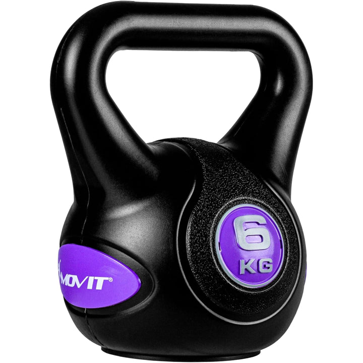 Kettlebell, ciment, 2 - 20 KG, negru MOVIT