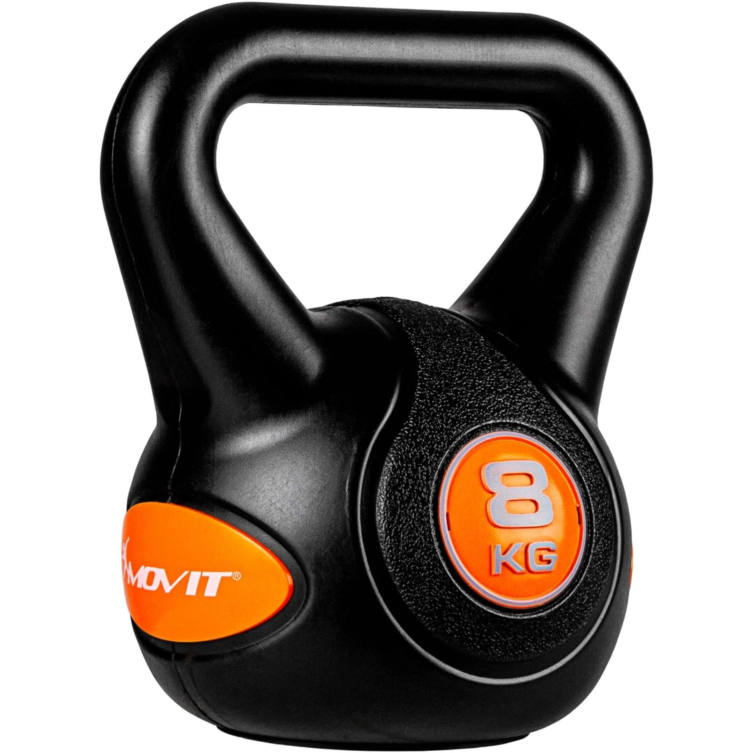 Kettlebell, ciment, 2 - 20 KG, negru MOVIT
