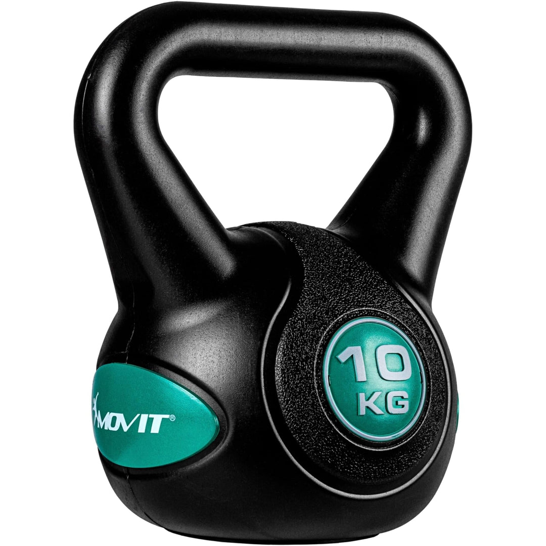 Kettlebell, ciment, 2 - 20 KG, negru MOVIT