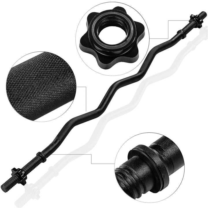 Bara, 130 cm, crom, MOVIT, piulita in stea sau cleme, Culori Multiple