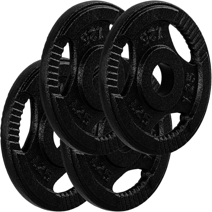 Set de 4 discuri x 1,25 Kg, MOVIT®, greutate 5 kg, fonta, prindere - Gorilla Sports Ro