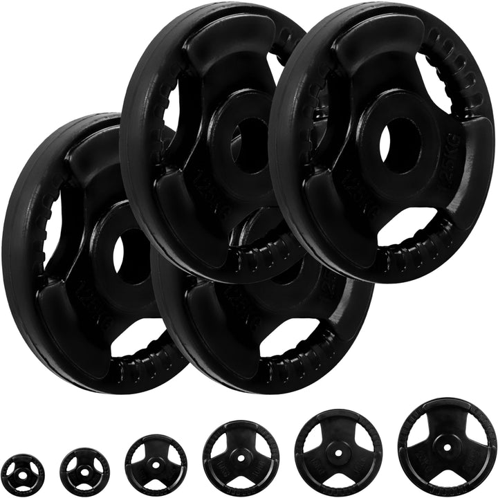 Set de 4 discuri x 1,25 Kg, MOVIT®, greutate 5 kg, fonta - Gorilla Sports Ro