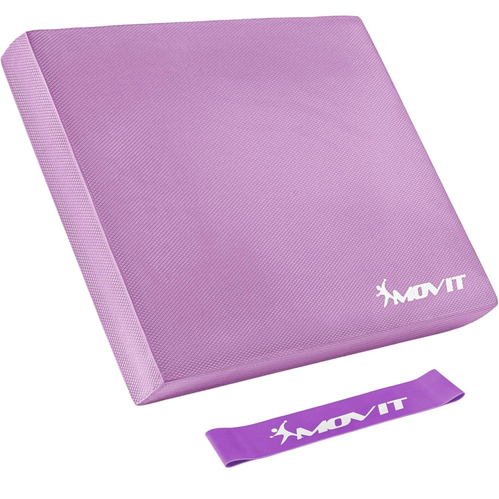 Caramida suport umeri yoga echilibru + banda de gimnastica, Multiple Culori MOVIT