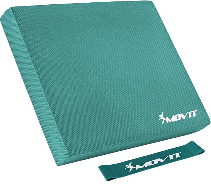 Caramida suport umeri yoga echilibru + banda de gimnastica, Multiple Culori MOVIT