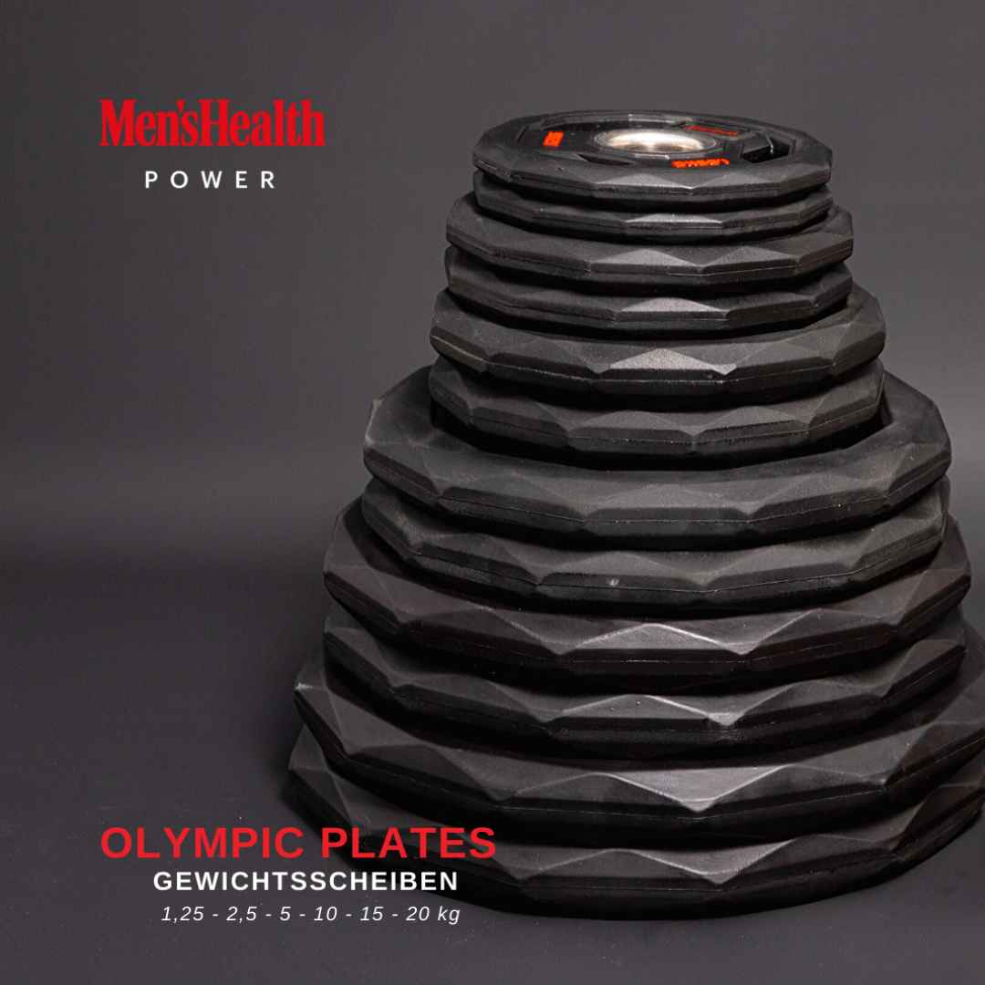 Discuri olimpice, 50/51 mm, 1.25 - 2.5 KG, negru, Lukadora