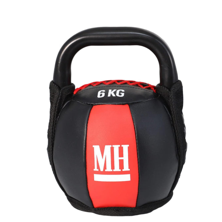 Kettlebell cu înveliș moale și mâner, greutate 6–12 KG, Lukadora
