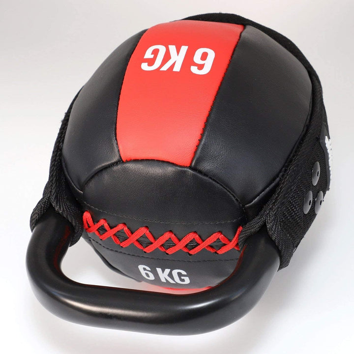 Kettlebell cu înveliș moale și mâner, greutate 6–12 KG, Lukadora