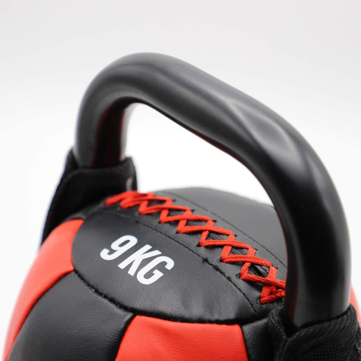 Kettlebell cu înveliș moale și mâner, greutate 6–12 KG, Lukadora