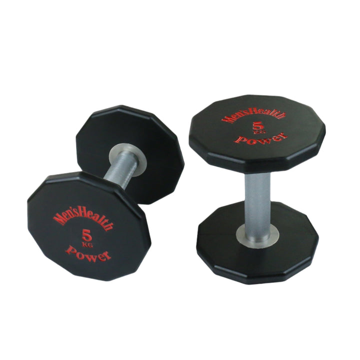 Ganteră profesională acoperită cu poliuretan, 5–30 KG, Lukadora