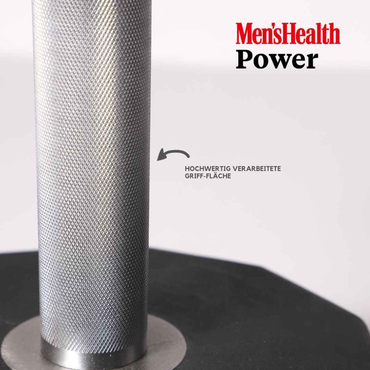 Ganteră profesională acoperită cu poliuretan, 5–30 KG, Lukadora