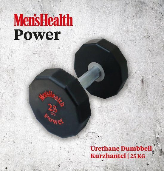 Ganteră profesională acoperită cu poliuretan, 5–30 KG, Lukadora