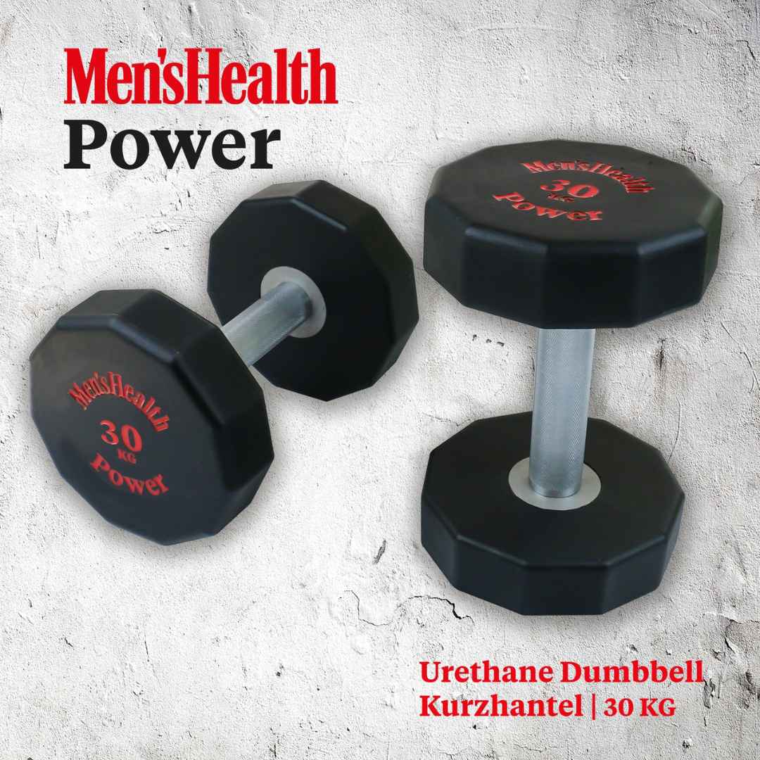 Ganteră profesională acoperită cu poliuretan, 5–30 KG, Lukadora