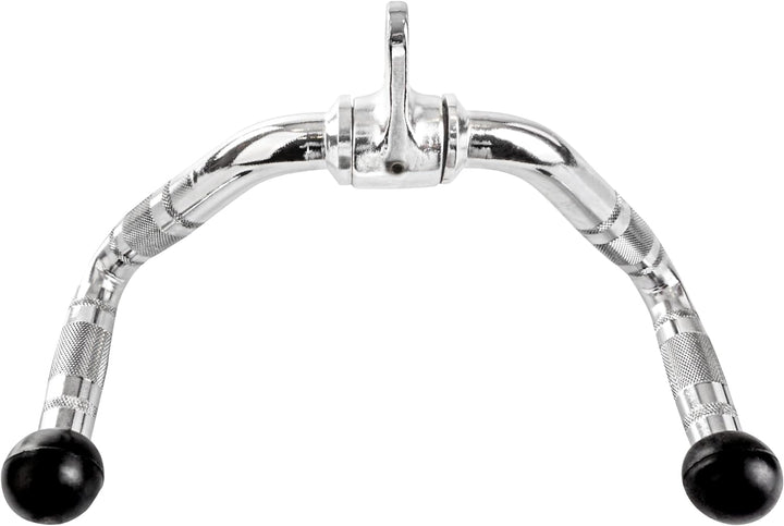 Maner de canotaj cu articulatie pivotanta, suprafata de prindere zimtata, otel, cromat ScSports