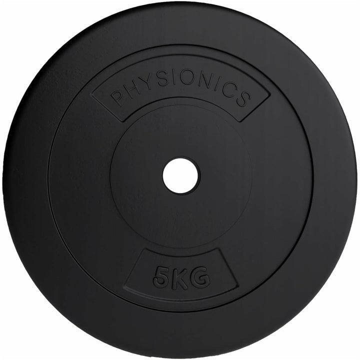 Set discuri de plastic, umplute cu ciment, 2 x 10kg, Physionics - Gorilla Sports Ro