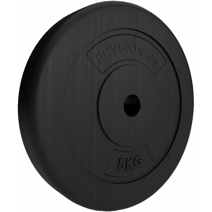 Set discuri de plastic, umplute cu ciment, 2 x 10kg, Physionics - Gorilla Sports Ro