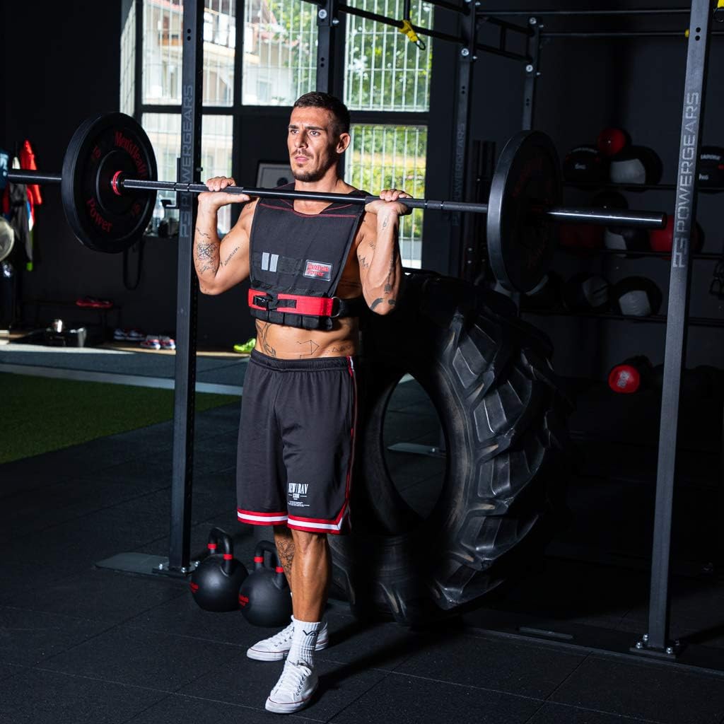 Bară olimpică, 50/51 mm, neagră, Lukadora