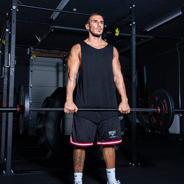 Bară olimpică, 50/51 mm, neagră, Lukadora