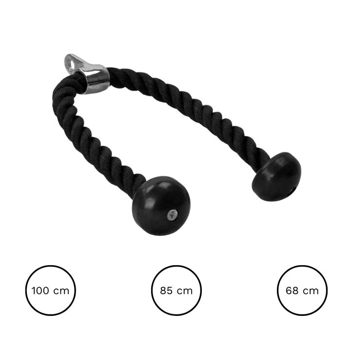 Frânghia de nailon, inclusiv articulație pivotantă cromată, Diferite Lungimi Gorilla Sports