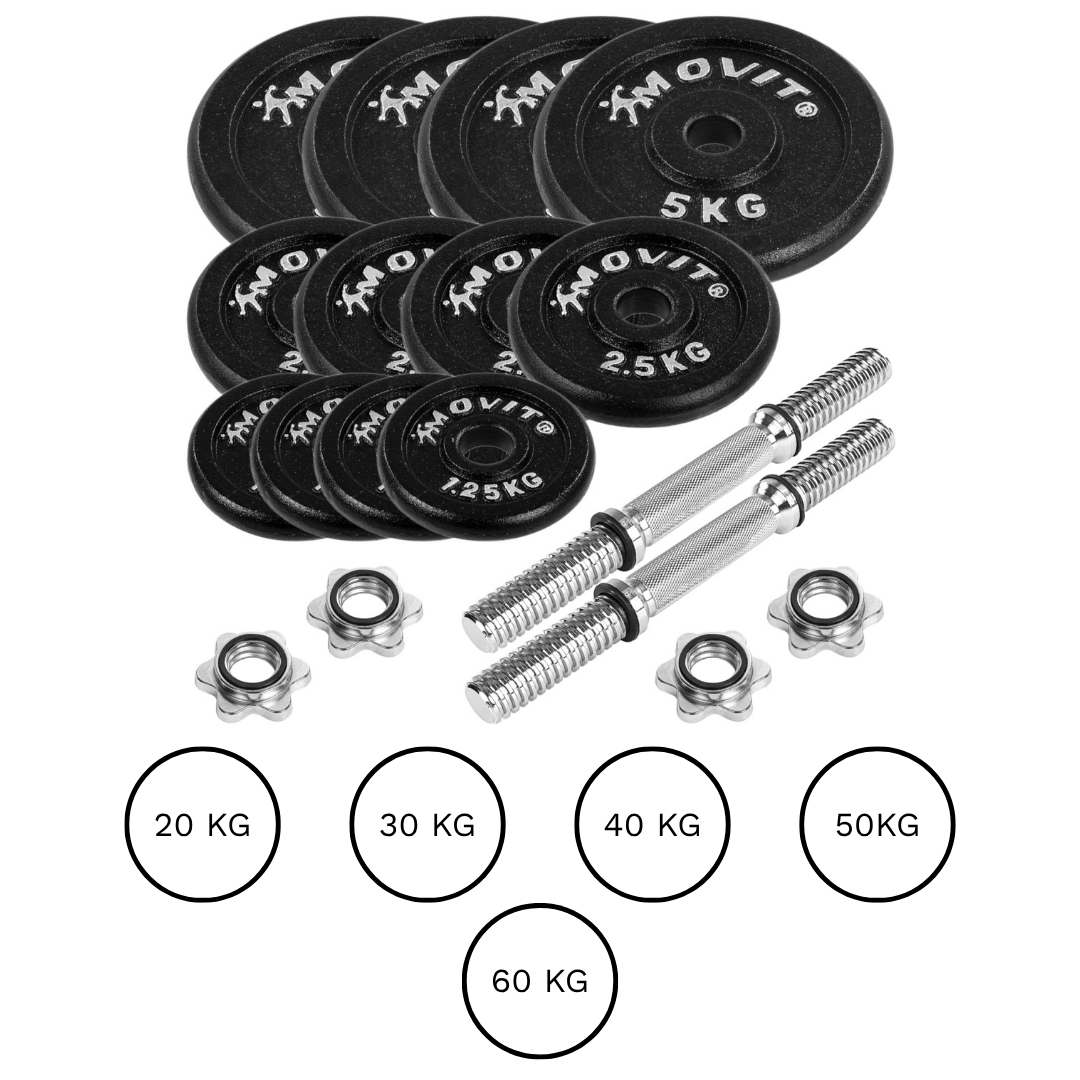 Set de gantere profesionale 20-60 KG MOVIT
