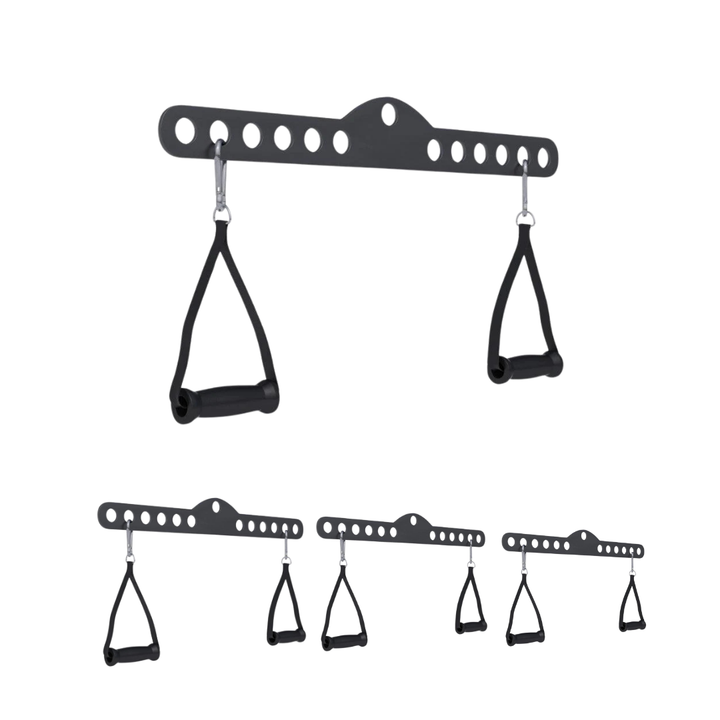 Bară cu cârlige multiple cu 2 mânere individuale de lungimi diferite Gorilla Sports