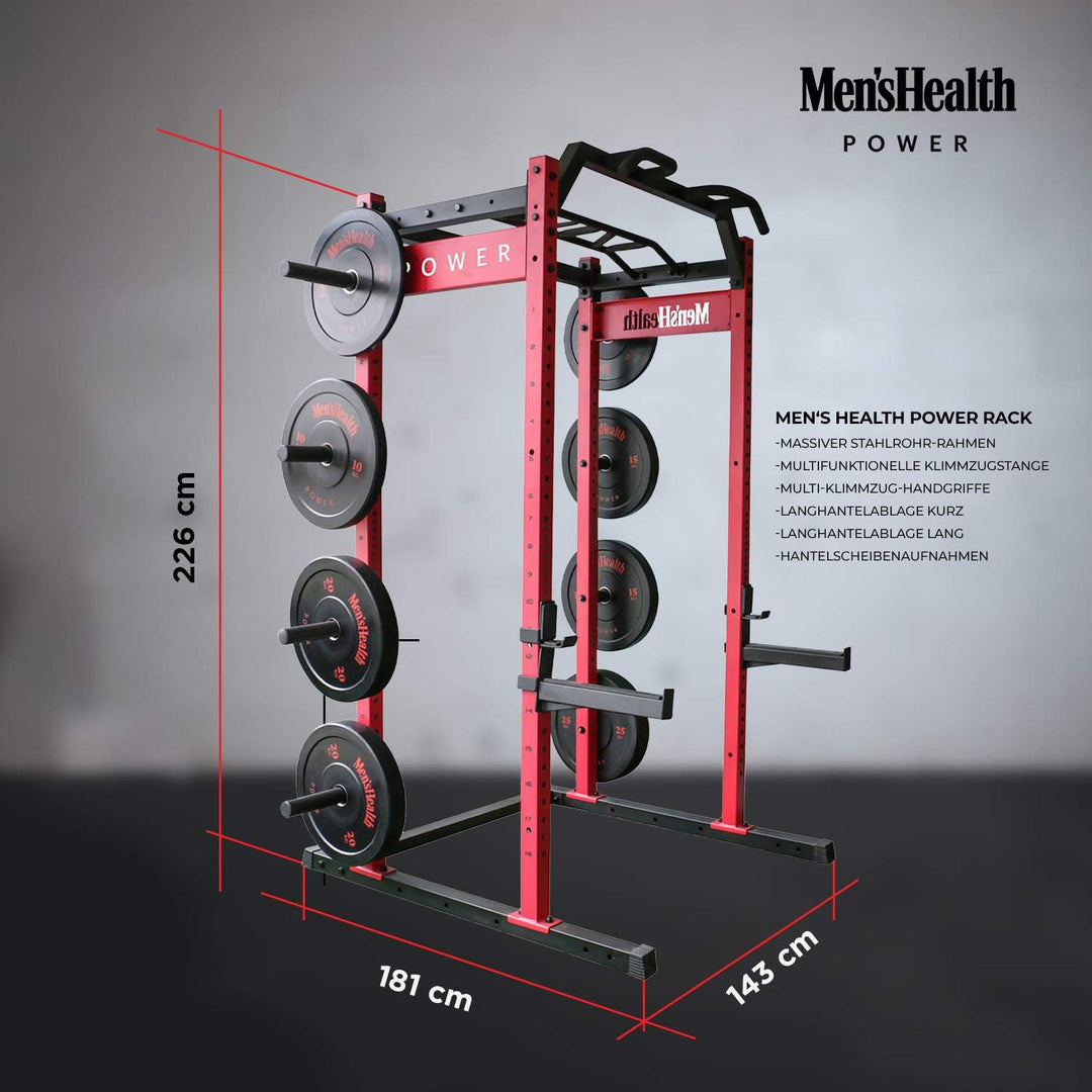 Power Rack Negru/Rosu, Lukadora